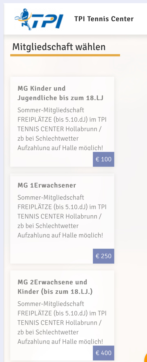 Mitgliedschaftsvorteil: 1/2Jahr lang so oft man will & bei jedem Wetter Tennis spielen!