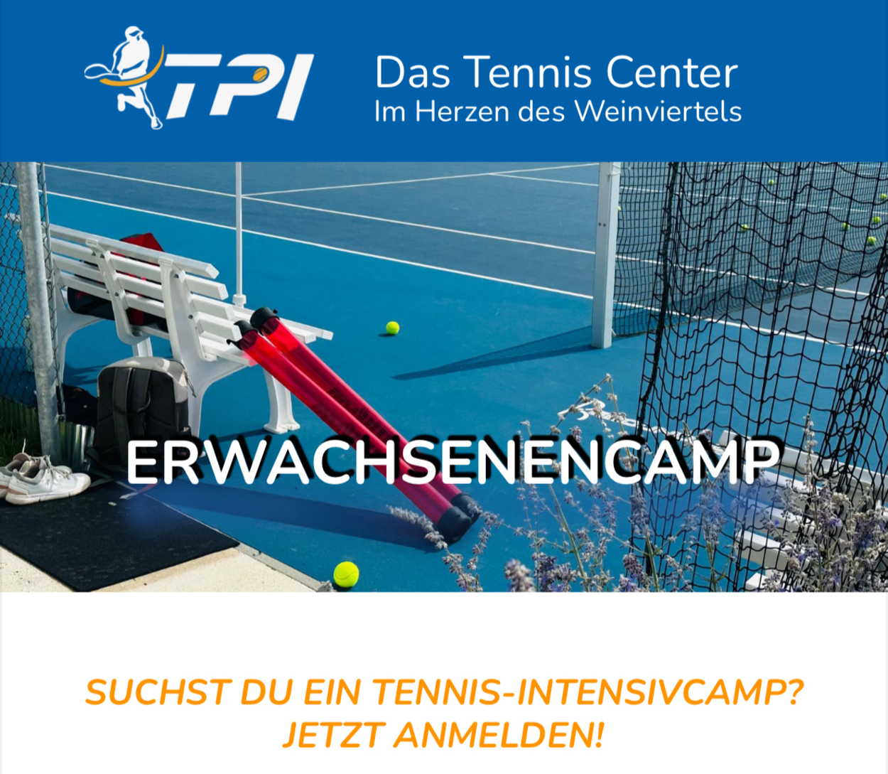 Intensives Tenniswochenende für Erwachsene gesucht