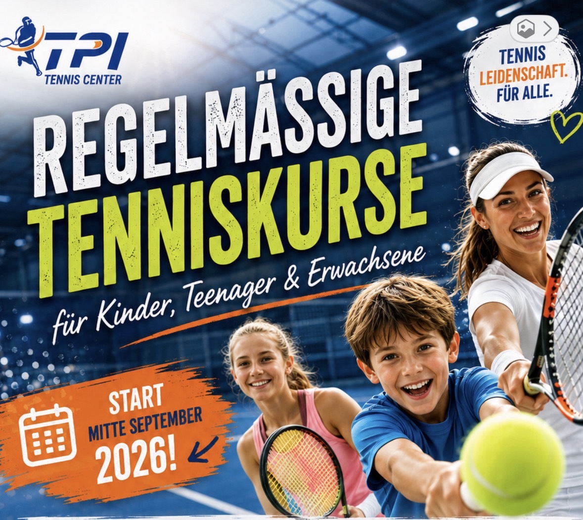 Lust auf Tenniskurs? Kinder und Erwachsene aufgepasst!